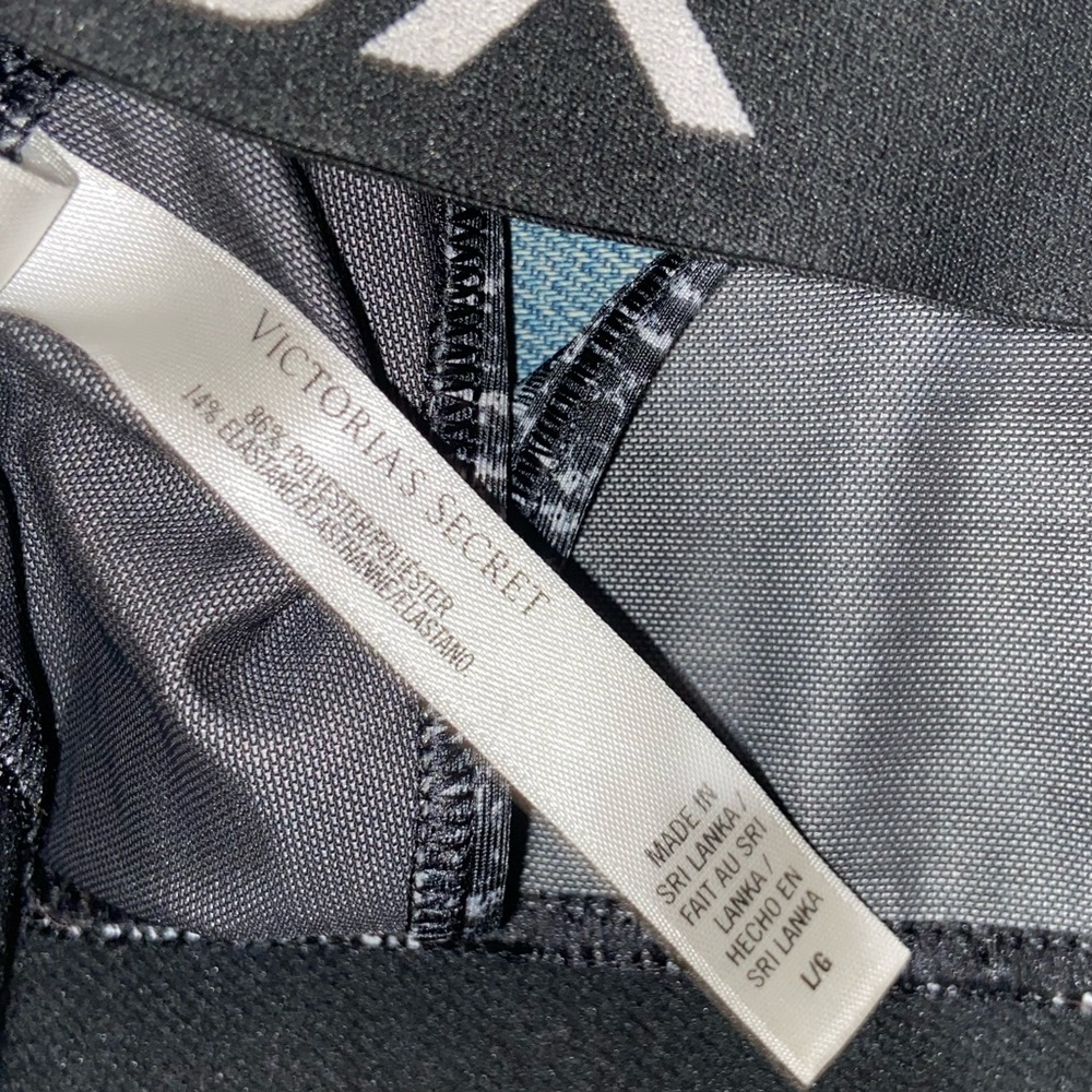 VSX grey sports bra racerback sleeveless super cute crop top fitness active wear - Picture 9 of 9